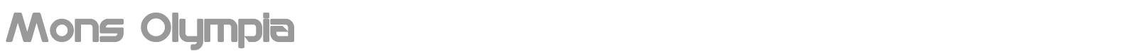 Mons Olympia font preview